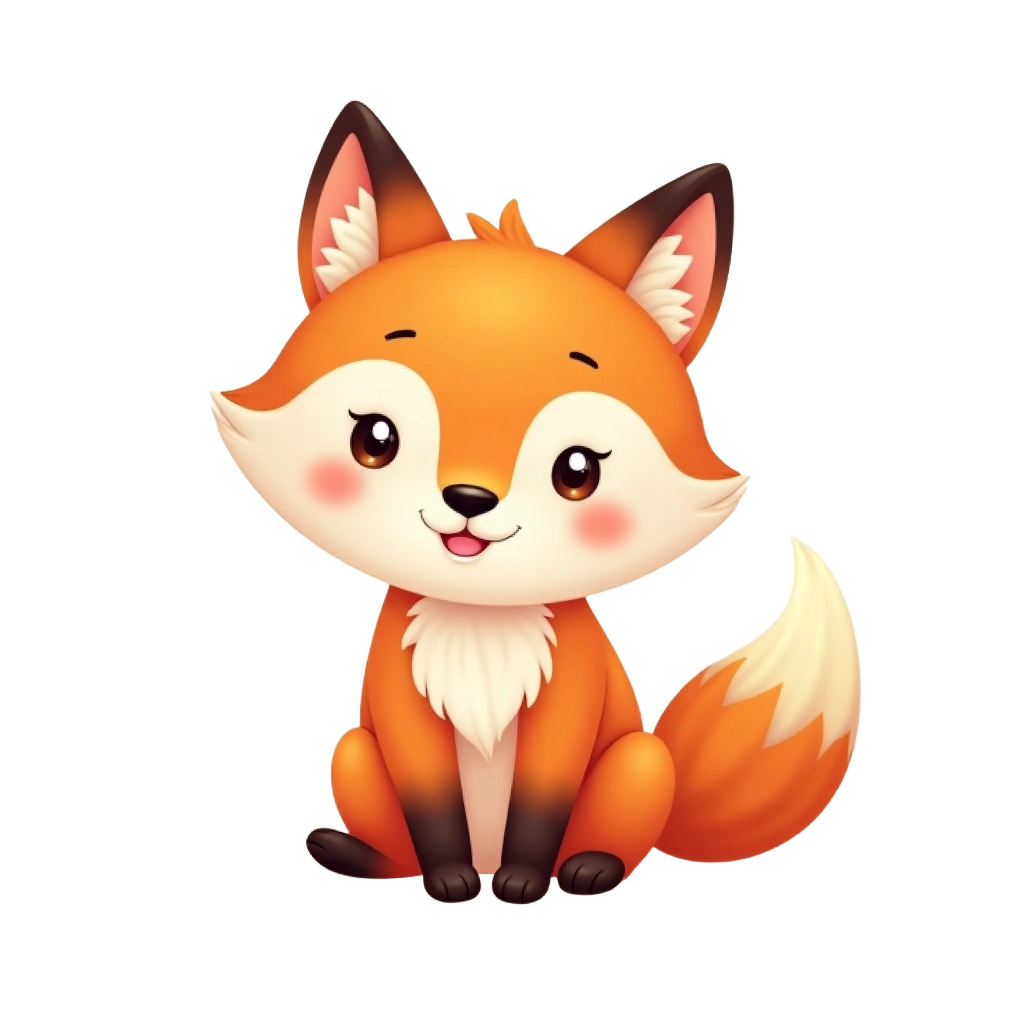 Cute Cartoon Fox